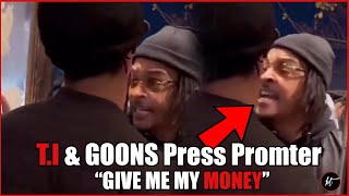 T.I And GOONS Press Club Promoter And Things Go Left [EXCLUSIVE FOOTAGE]