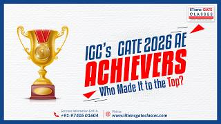 GATE Aerospace Engineering 2026 Top Rankers | GATE AE Toppers | IITians GATE Classes Achievers