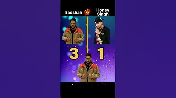 Honey Singh Vs Badshah❓|#shorts #honeysingh |
