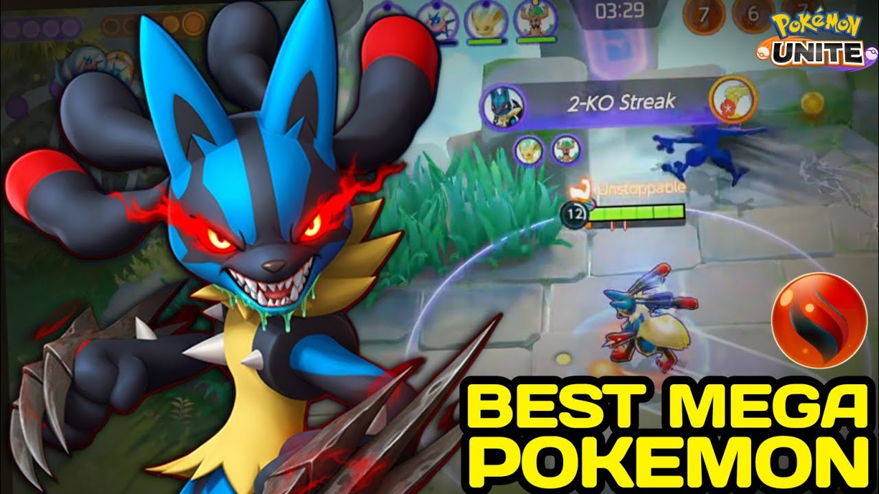 Unstoppable Mega Lucario Is The Best Mega Pokemon in Pokemon Unite 😳 - NINZA PLAYS