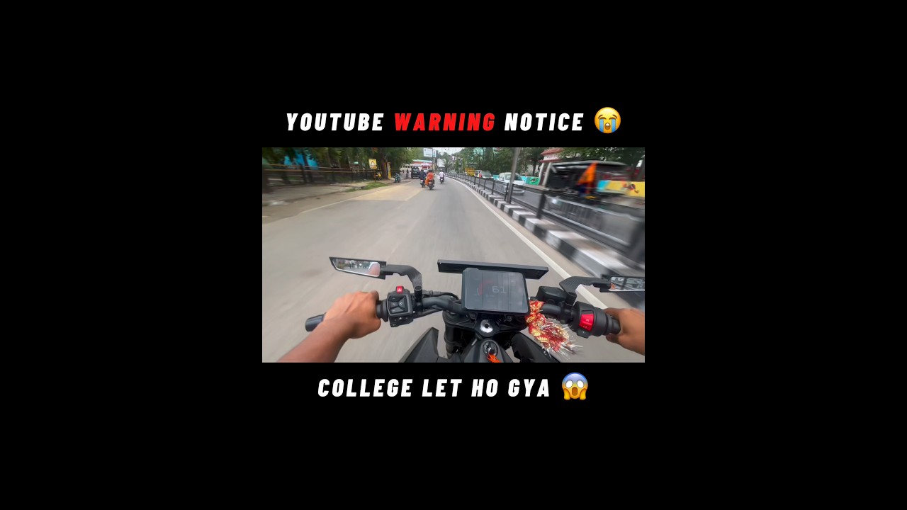 College Let Ho Gya 🥵 #studentlife #motovlog #shorts #duke250 #hyperride