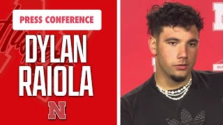 Nebraska Football QB Dylan Raiola meets with the media following 38-27 win over Michigan State 