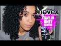 Leave-in Conditioner ONLY Curly Hair Styling Routine using Novex HairCare