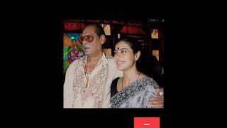 Kajol With Her Father Somu Mukherjee