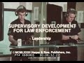 &quot;SUPERVISORY DEVELOPMENT FOR LAW ENFORCEMENT: LEADERSHIP ” 1982 POLICE OFFICER TRAINING FILM XD80805