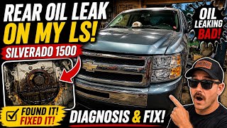 Chevy Silverado 1500 LS Rear Oil Leak FIX! Rear Main Seal or Something Else?