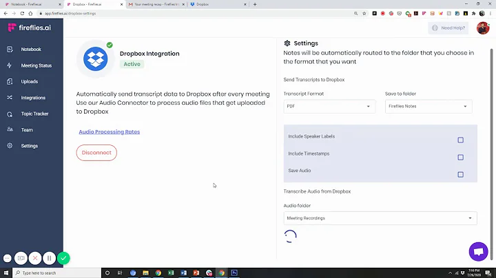 Streamline Collaboration with Fireflies + Dropbox Integration