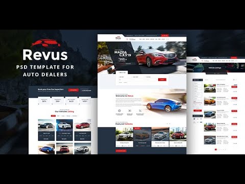 Revus Automotive Car Rental Wordpress Theme