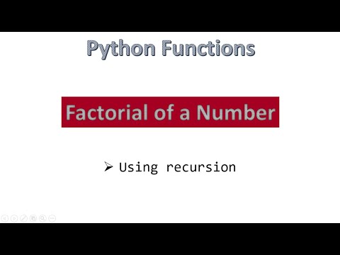 Factorial of a Number || Python [ Hindi ]