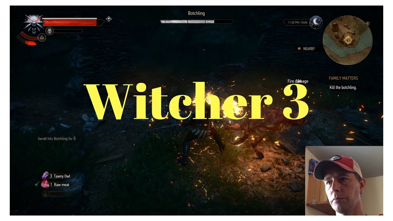 Witcher 3 How NOT to Fight a Botchling