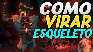 COMO CONSEGUE A MALDIÇÃO DO ESQUELETO || VIREI UM ESQUELETO || PVP || Sea of Thieves - Liga do Jorel screenshot 4