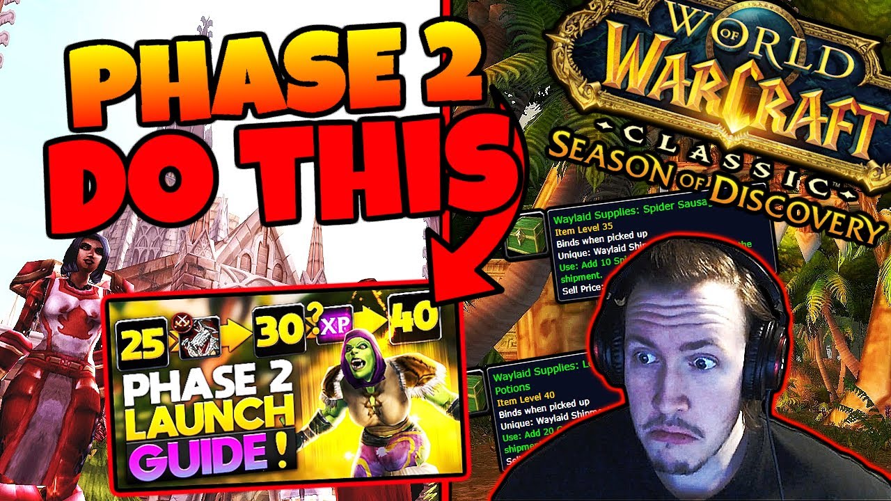 Season of Discovery Phase 2 LAUNCH GUIDE - What To Do in Phase 2 by Sarthe - Solheim Reacts