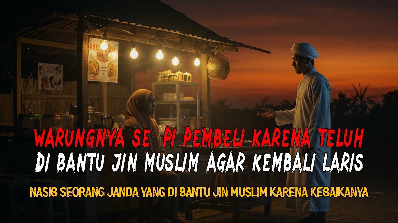 WARUNGNYA SEPI PEMBELI KARENA TELUH DI BANTU JIN MUSLIM AGAR KEMBALI LARIS