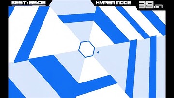 Super Hexagon (5) - Getting more than 60 sec in Hyper Mode Hexagoner level