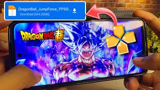 [DOWNLOAD] DRAGON BALL JUMP FORCE PPSSPP ISO MOD ANDROID + TEXTURE PACK | NEW DBZ TTT MOD PPSSPP screenshot 1
