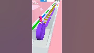 Layers Roll Gameplay (level-19) #shorts