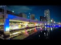 Japan Walking Tour Osaka Night Walk Nakanoshima Park 4K HDR 