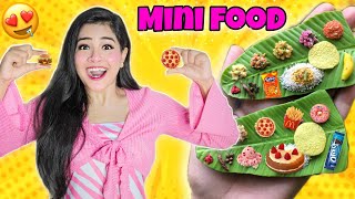 I Ate Only MINI Food for 24 HOURS 😍 *too cute* 😱 Nilanjana Dhar
