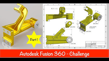 Fusion 360 Tutorial Challenge - Bearing Bracket