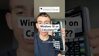 I don’t think Windows on a Calculator will work… #windows #techfacts #techtok