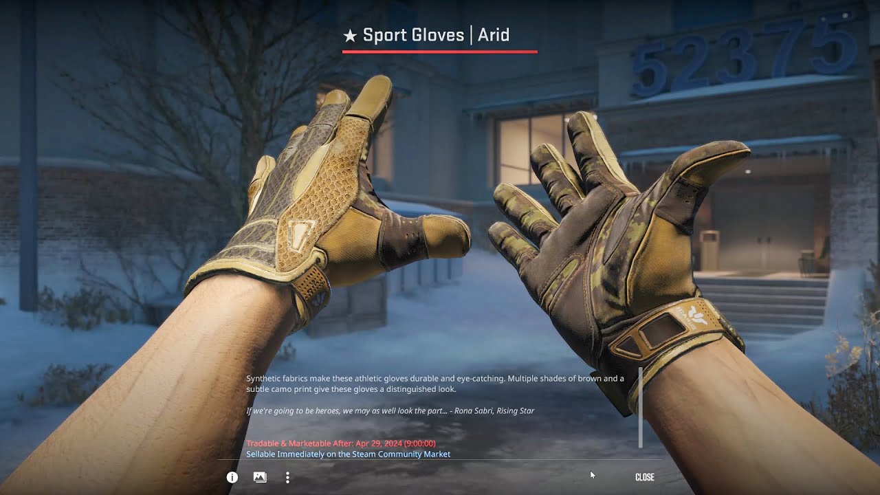 UNBOXING SPORT GLOVES ARID ON 5TH CASE IN CS2! - YouTube