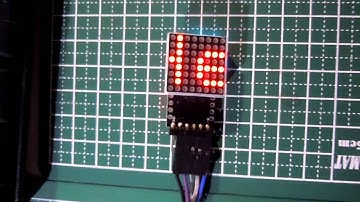 Arduino pro miniによるLEDマトリックス表示