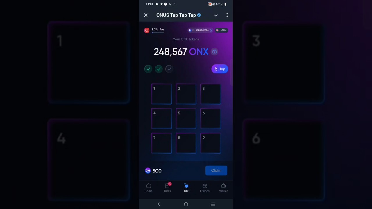 Onus Tap Tap Daily Code 3 November | Onus Tap Tap Today Cord 