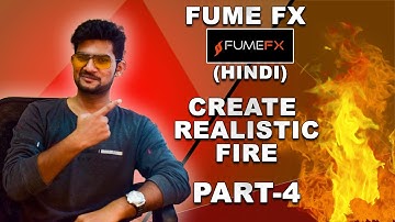 3ds max fumefx explosion tutorial part - 4 of 9 Create fire (HINDI) || Tutomator