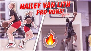 Hailey Van Lith Gets BUCKETS In The Pro Runs! 🔥| Jordan Lawley Basketball