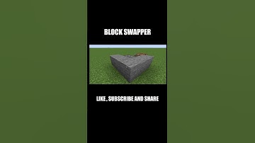 BLOCK SWAPPER !!! #shorts #minecraft #minecraftshorts