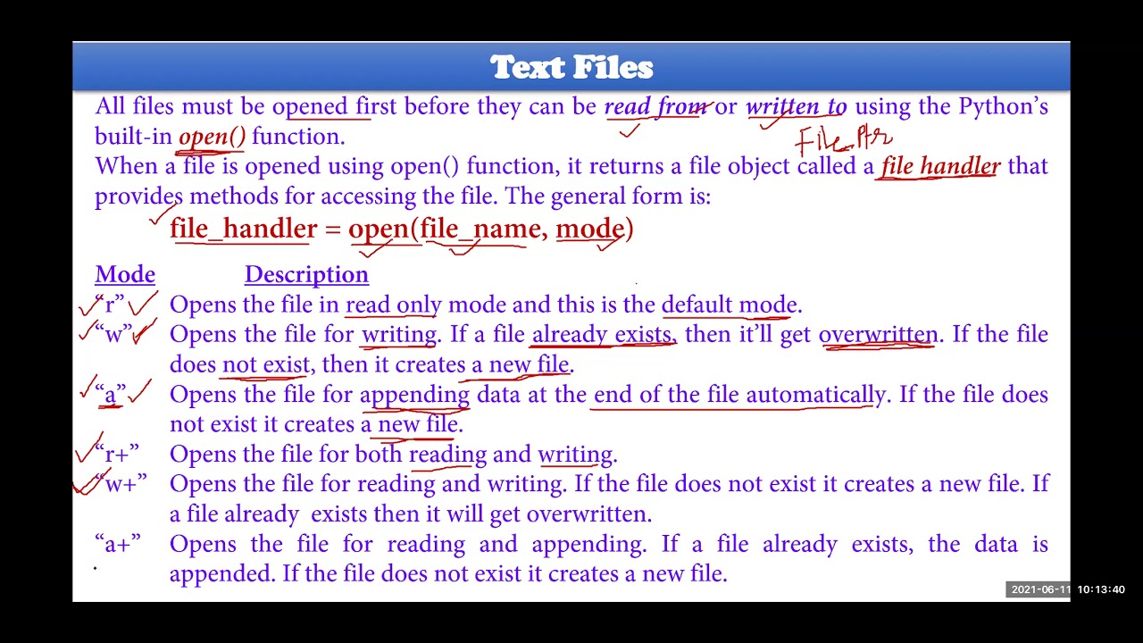 017 Python Unit 2 Textfiles - YouTube
