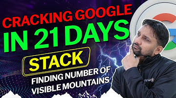 Cracking Google in 21 Days : Stack | iNeuron
