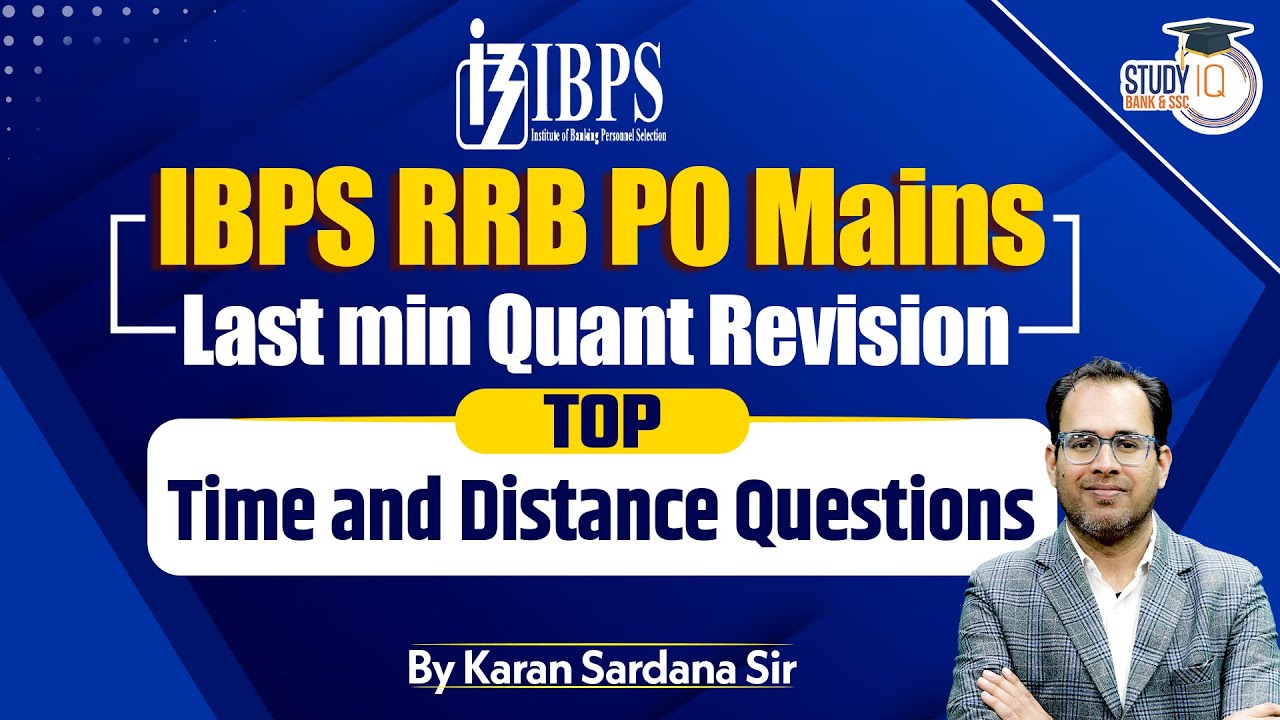 IBPS RRB PO Mains Revision | Quant | RRB PO Last Minute Revision | Top ...
