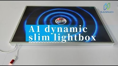 Customization design A1 A2 A3 LED snap frame dynamic light box for advertising