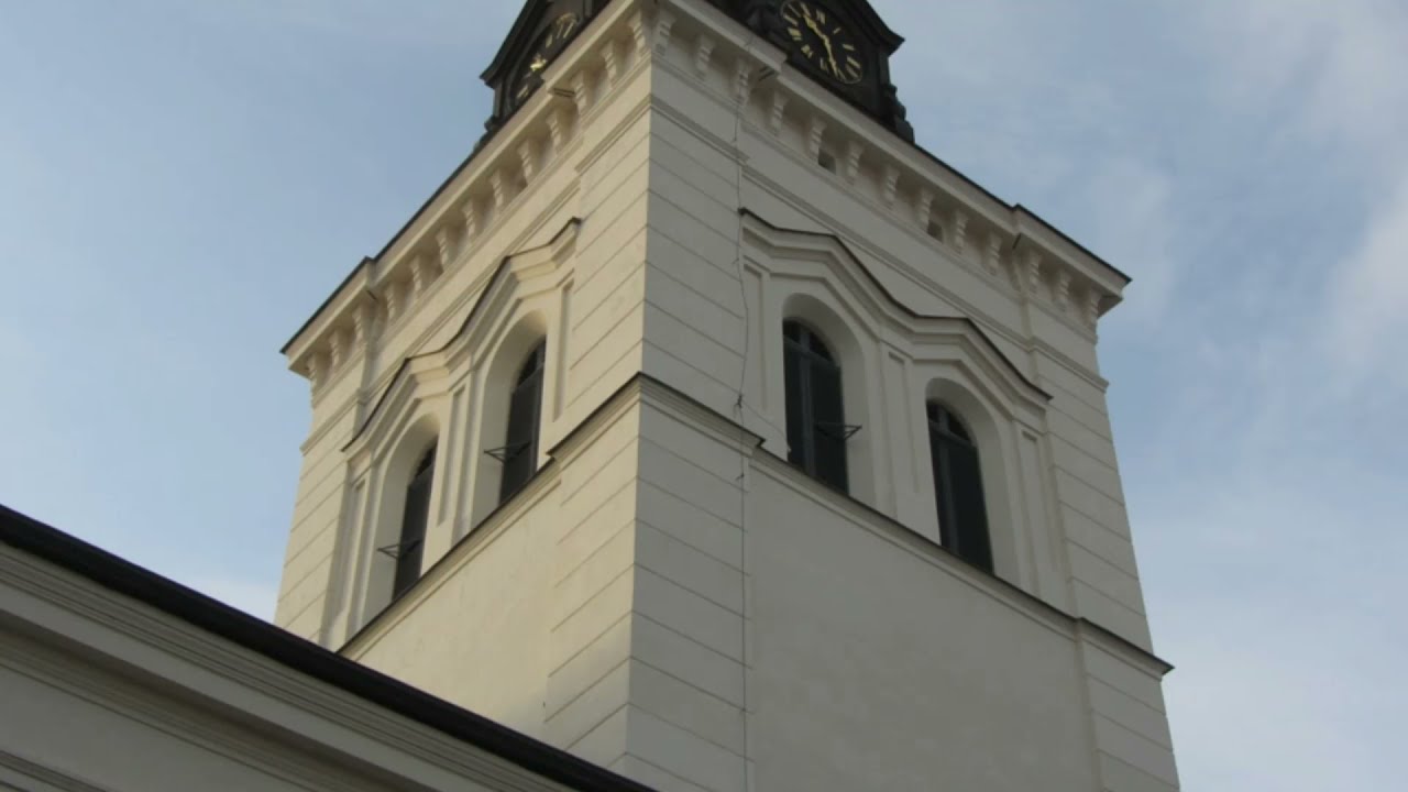 Tre olika simulerade ringningar med de tre klockorna i Karlstads domkyrka (bildspel)