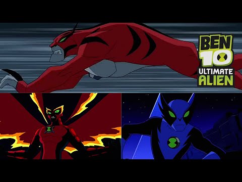 Ben 10 Ultimate Alien | All Ultimatrix Aliens Transformation - 4k - HD
