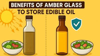 Why Store Oil in Amber Glass? Shocking Truth Behind Oil Spoiling Fast in Plastic & Clear Bottles! 🧴🔥