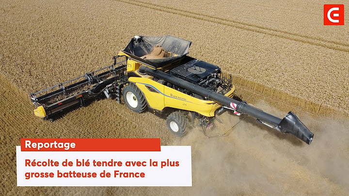 MOISSON : que vaut la NEW HOLLAND CR11 à la récolte du BLE ?