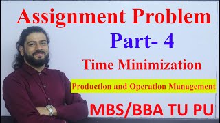 Assignment Problem  Part - 4 Profit Maximization Unbalanced MBS 2nd Sem  Production and Operation