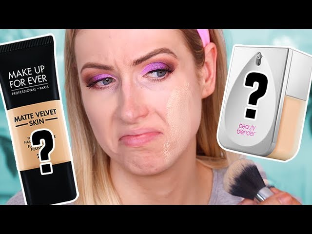 WAIT- WHATS GOING ON... Beauty Blender Foundation vs Makeup Forever Matte Velvet Foundation