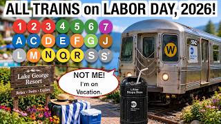 I rode EVERY NYC subway train on LABOR DAY 2026!