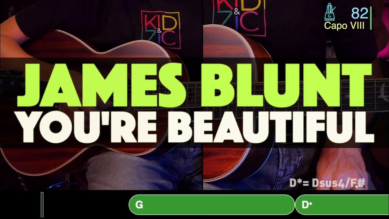 James Blunt You're Beautiful Play Along Guitare Tutorial YouTube