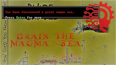 Draining The Magma Sea 🔅DWARF FORTRESS🔅