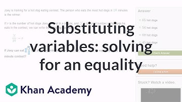Solving equations and inequalities through substitution example 3