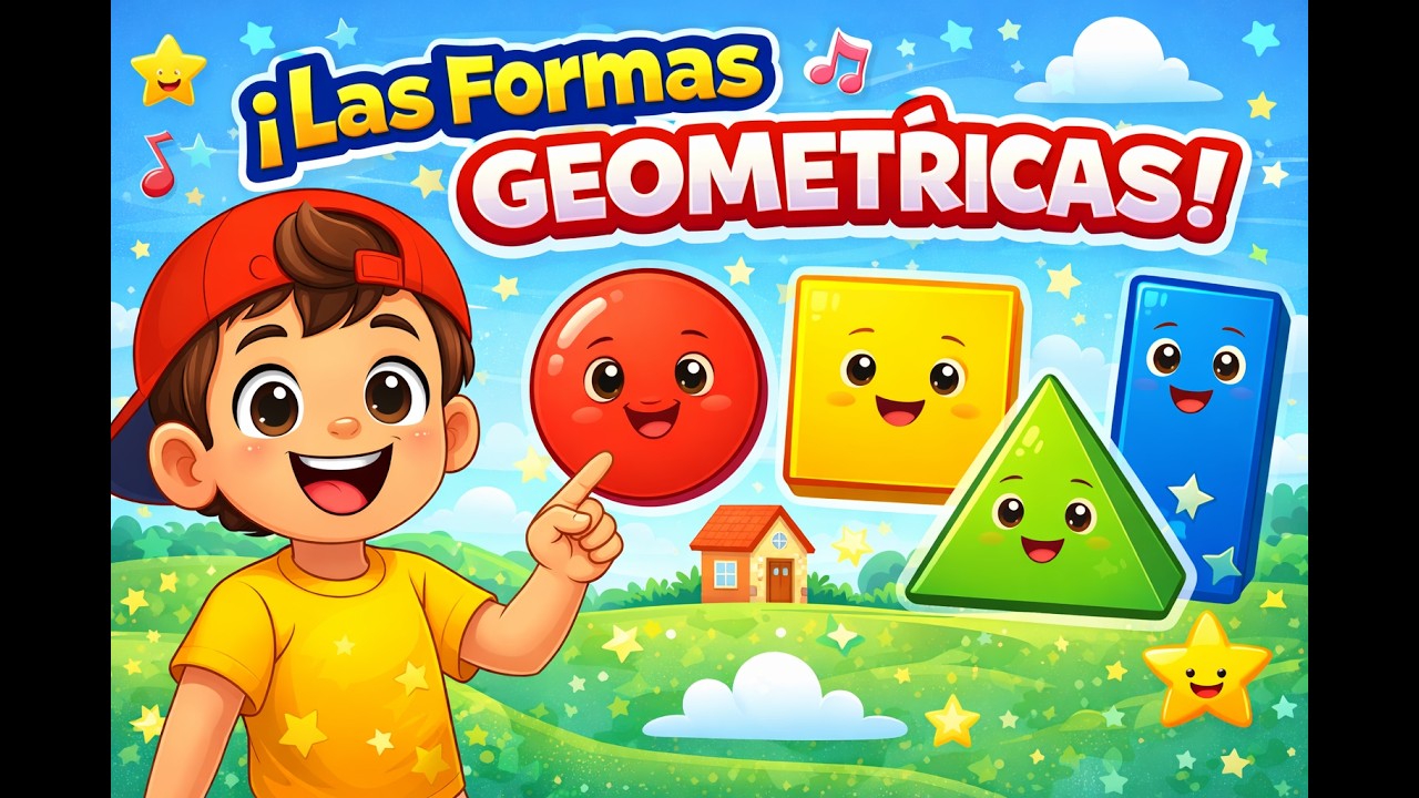 Las Formas Geométricas | Canción Infantil Educativa 📐 | Aprendiendo con ...