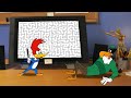 Pica-Pau Escapa da Tela! | Pica-Pau em Português