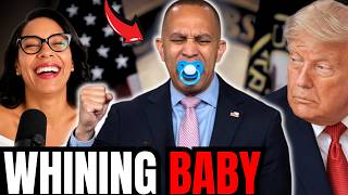 Hakeem Jeffries Just EMBARRASSED Himself Trying To Spin Trump's Iran Peace Deal