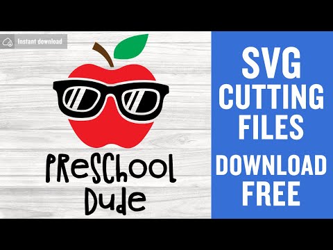 Preschool Dude Free SVG Cutting Files for Cricut Silhouette