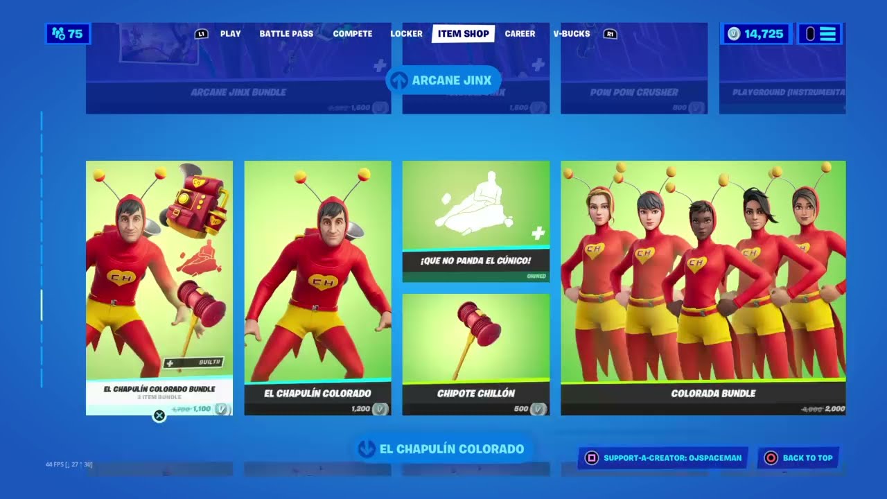 Aerobic Assassin Back + Wrap Skins (Fortnite Item Shop)