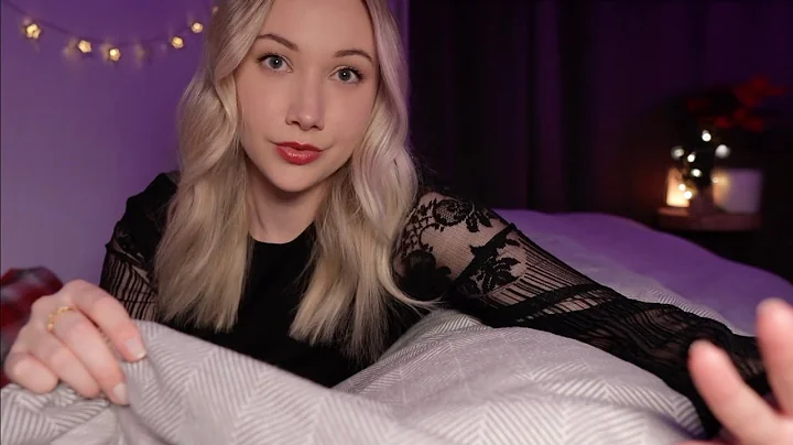 ASMR Tucking You In After A Holiday Party | Blanket Fluffing, Back Tickles, Crinkly Sounds 🪩✨🎁